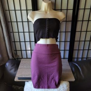 2/$8 • EUC Charlotte Russe Plum Skirt